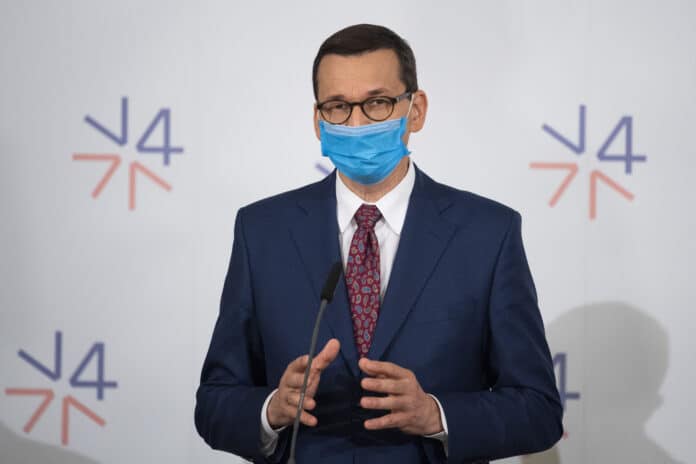 predseda vlády Poľska Mateusz Morawiecki
