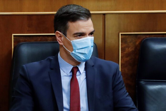 Pedro Sánchez v parlamente