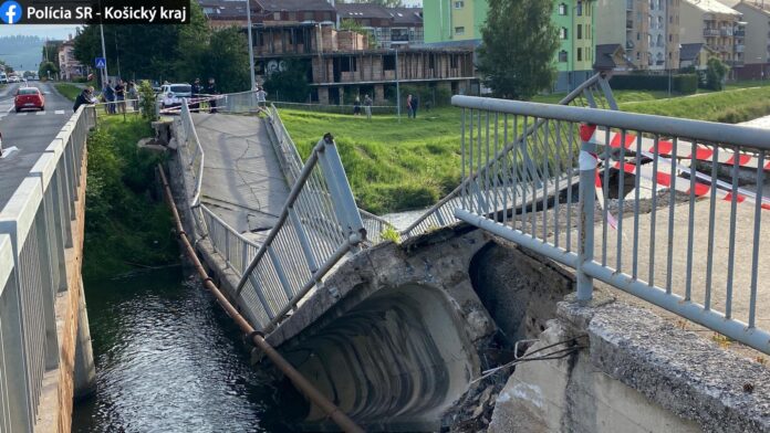 prepadnutý most, Spišská Nová Ves