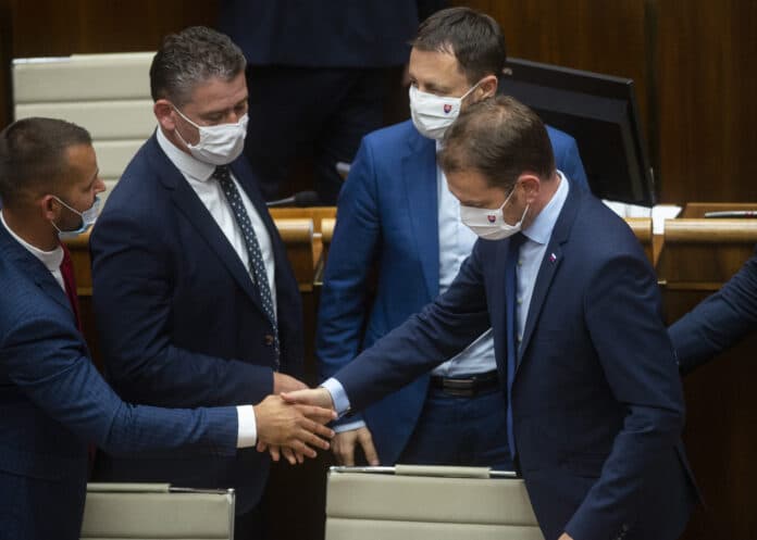 premiér Igor Matoviè, Eduard Heger, ¼ubo Krajèír Roman Mikulec