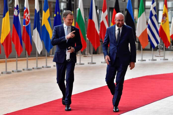Igor Matoviè, Charles Michel privítanie