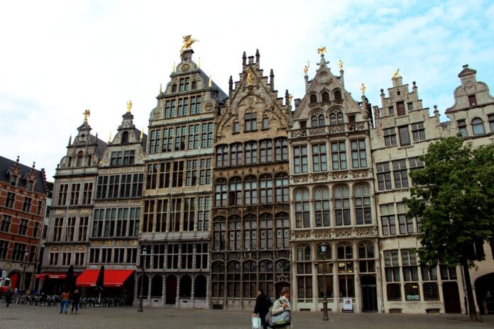 antwerp, belgium, clouds