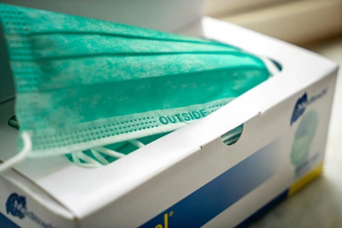 Protective masks, normally used for surgery, are now in use to fight the Corona Virus SARS-nCov-19.