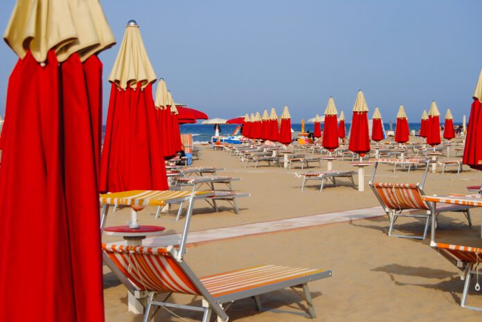 rimini, italy, beach