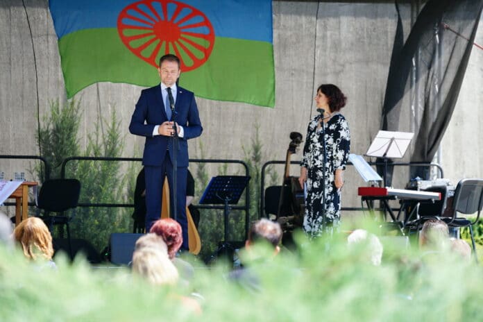 Igor Matoviè, príhovor, rómska vlajka