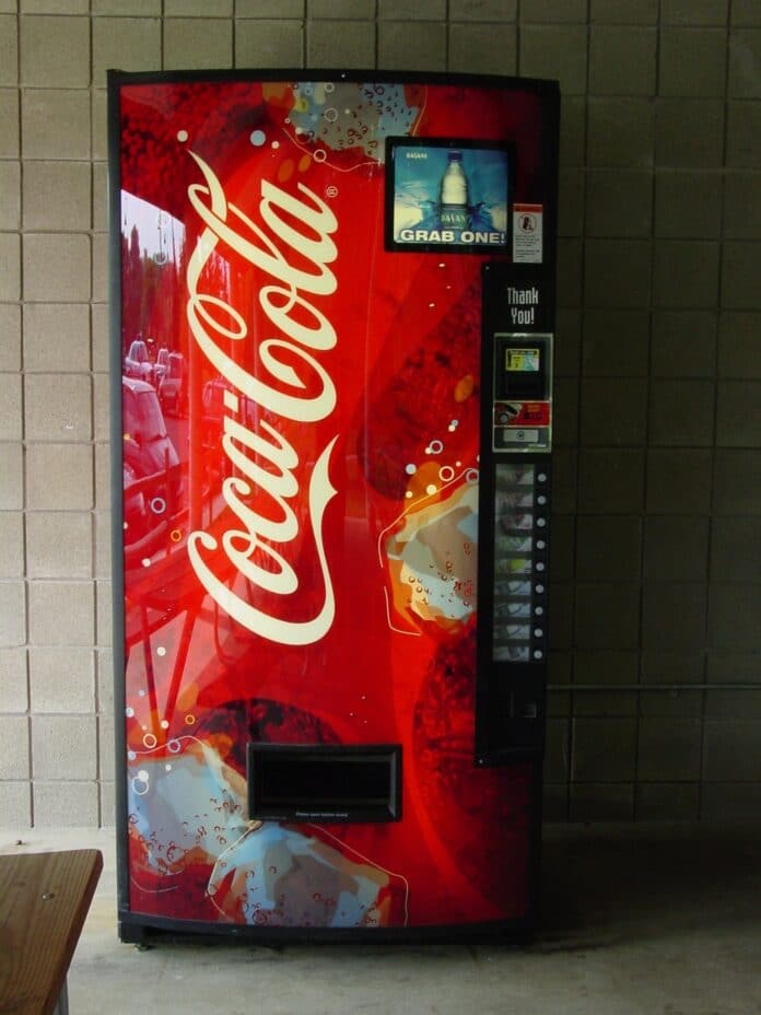 automat, coca-cola
