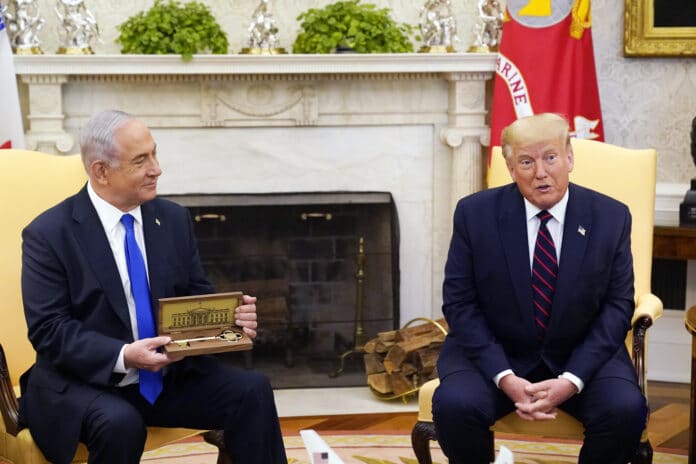 Donald Trump Benjamin Netanjahu k¾úè dar