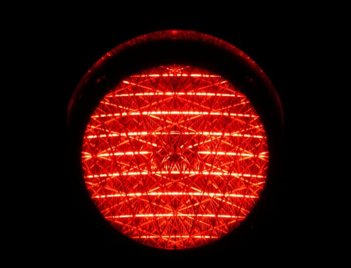 traffic lights, red light, red
