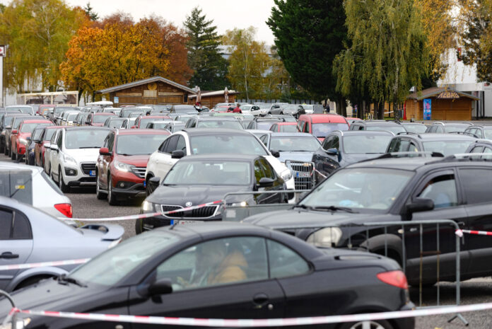 celoploné testovanie na ochorenie COVID-19 na výstavisku Agrokomplex v Nitre