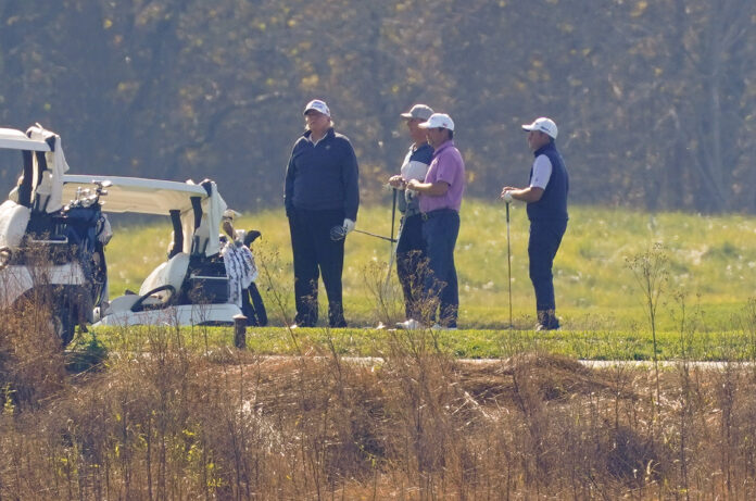 Donald Trump vo svojom golfovom klube