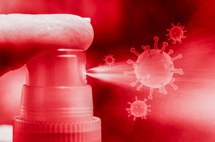 coronavirus, virus, sanitizer