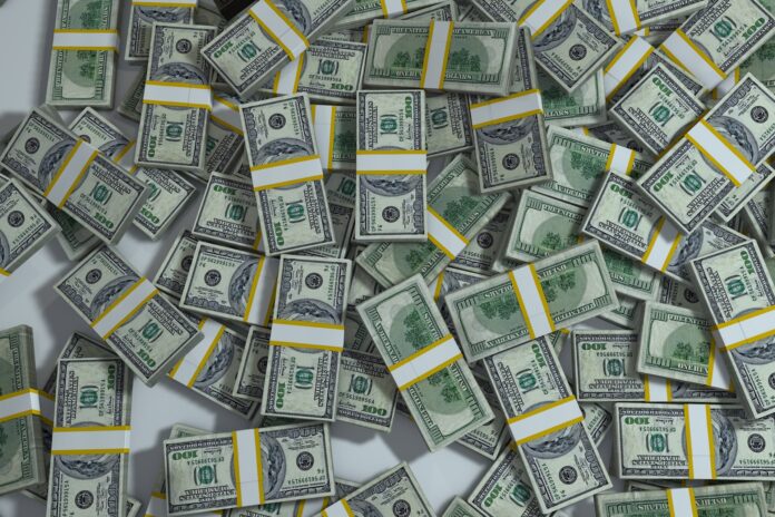 packs, pile, money