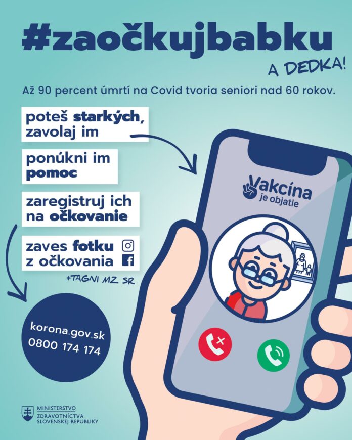 ZAOČKUJ BABKU 👵💉 A DEDKA! 👴 Zdroj: FB MZ SR