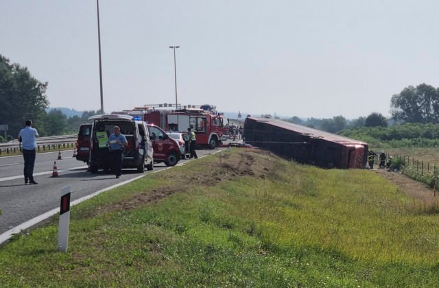 V Chorvátsku havaroval autobus