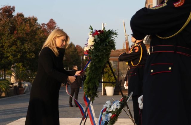 Čaputová: Z ľudu hovoriaceho slovenským jazykom sa po roku 1918 stal subjekt vlastných dejín (foto)