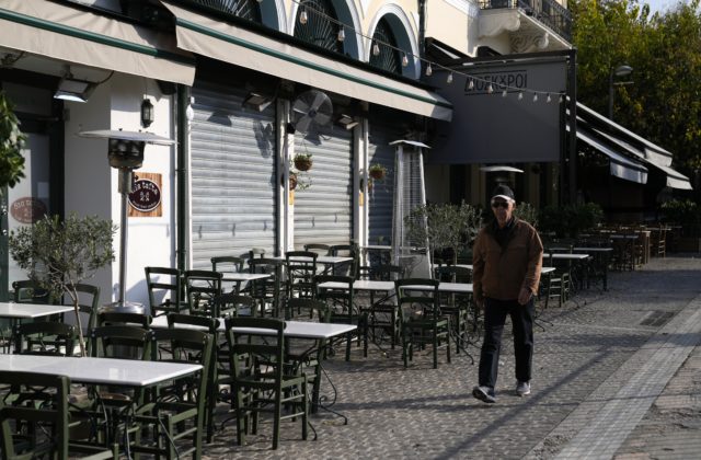 Po celom Grécku protestovali gastroprevádzky