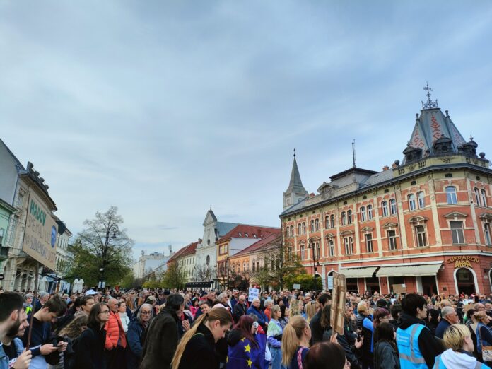 Košičania protestujú proti zmenám volebnej legislatívy