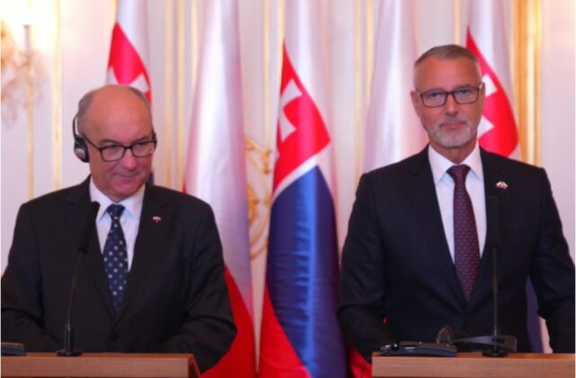 Predseda poľského parlamentu navštívil Slovensko