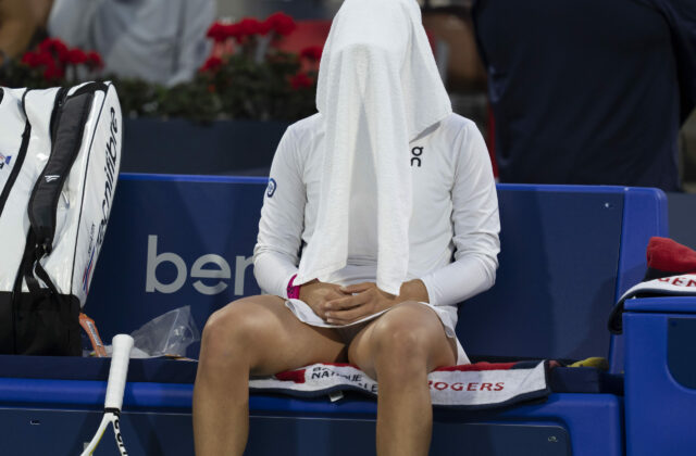 Swiateková po vypadnutí na Wimbledone v 3. kole dvojhry žien vyhlásila