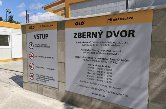 Zberný dvor v Dúbravke využilo za rok takmer 15-tisíc ľudí