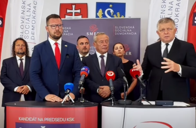 Fico podporil Šimka v boji o Košický kraj. Za kandidátom stojí osem politických strán – VIDEO